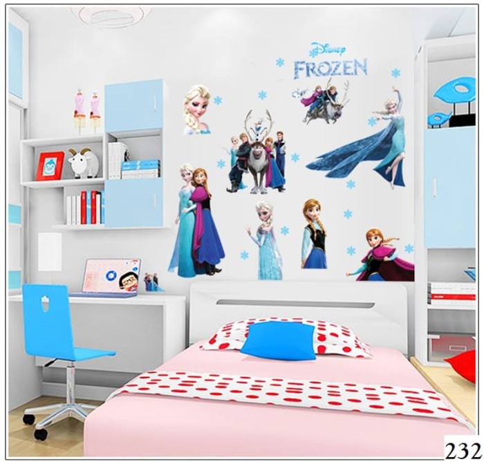 jual wall sticker / wall stiker / wallsticker / dinding 232 frozen