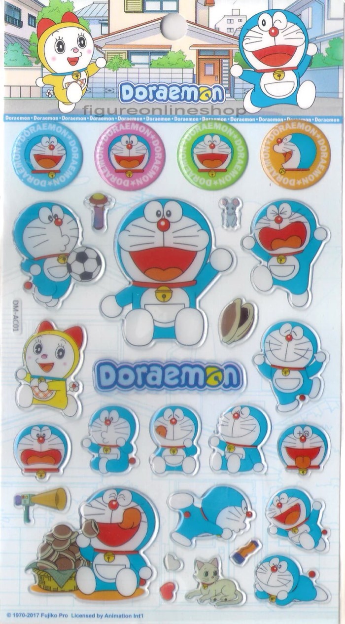 Jual STIKER STICKER PVC DORAEMON DM AC01 Jakarta Barat FIGURE ONLINE SHOP