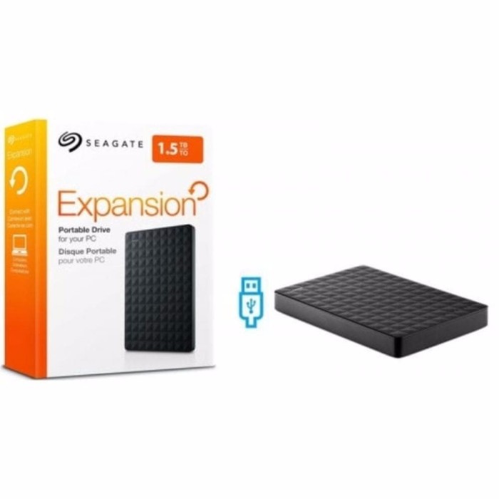 Seagate Expansion 1 5TB HDD HD Hardisk Eksternal External 2 5 BEST H
