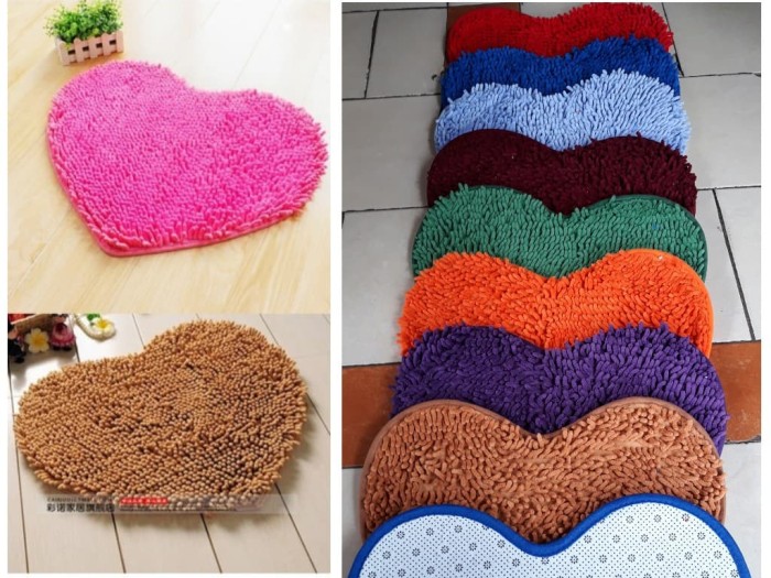 KESET CENDOL DOVE / KESET DOF BENTUK LOVE / KESET CHENILE MICROFIBER