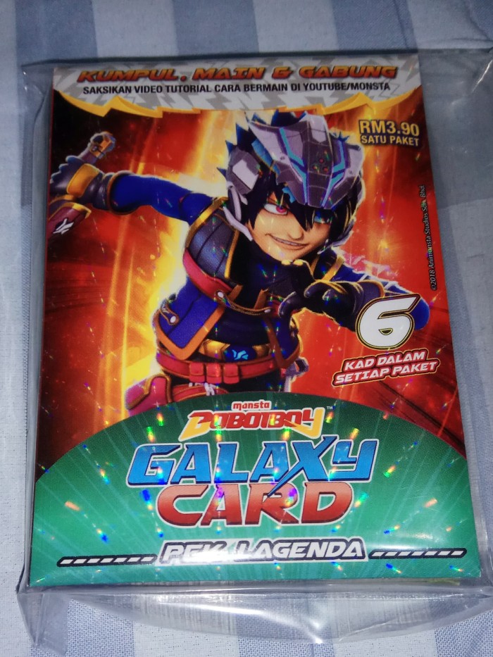 Jual Boboiboy Galaxy Card Set Pek Lagenda 36 Cards Cover Namisya