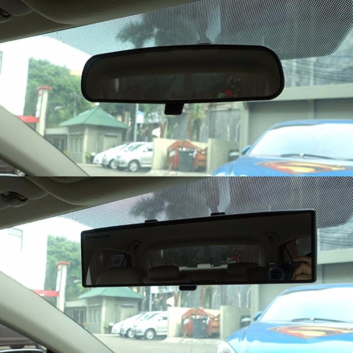 SPECIAL Terbaru Kaca Spion Tengah BROADWAY Convex Mirror 300mm Anti G