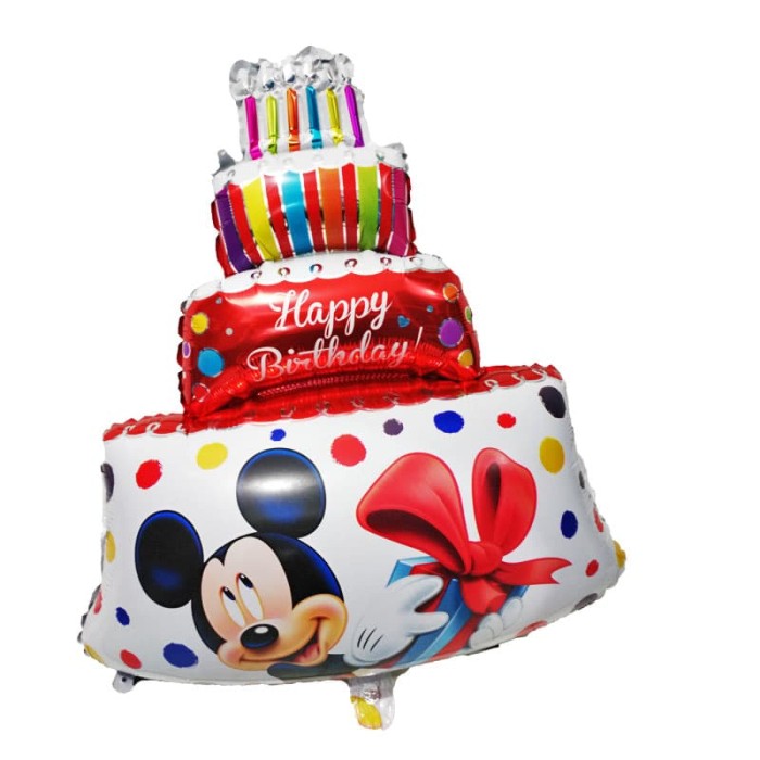Jual Balon Minnie Mouse Balon Happy Birthday Balon Cake Mickey