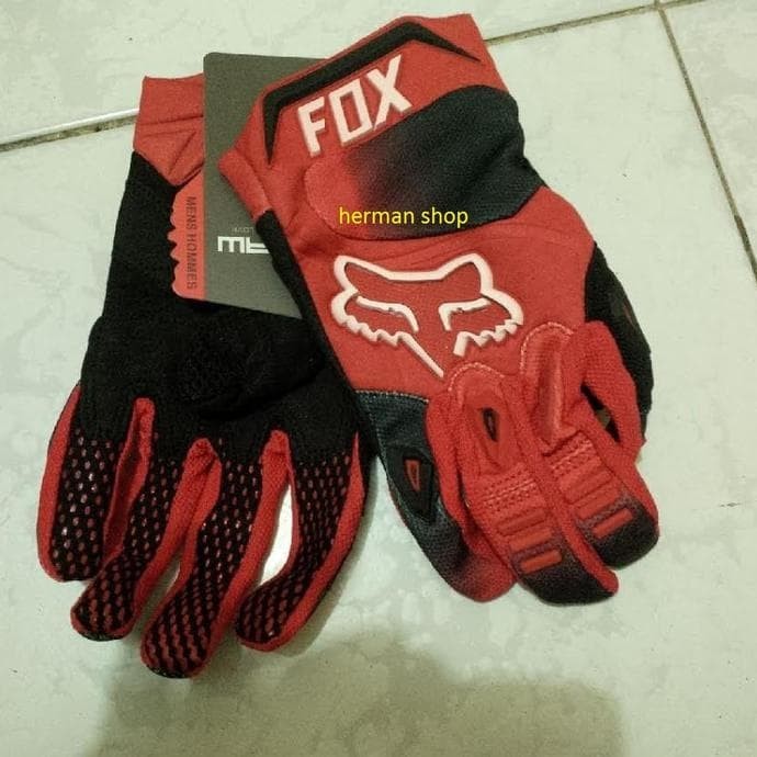 Gloves | Sarung Tangan Fox Pawtector 2015 Merah Berkwalitas