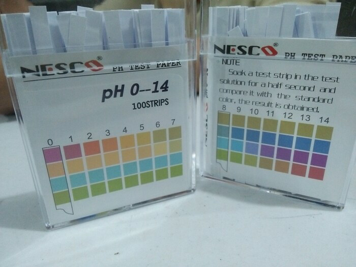 Foto Produk Kertas PH Nesco / PH Paper / Lakmus Mengetahui Kadar Air ( asam,basa) dari Vintaco