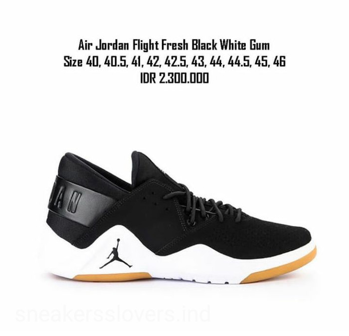 jordan flight fresh black