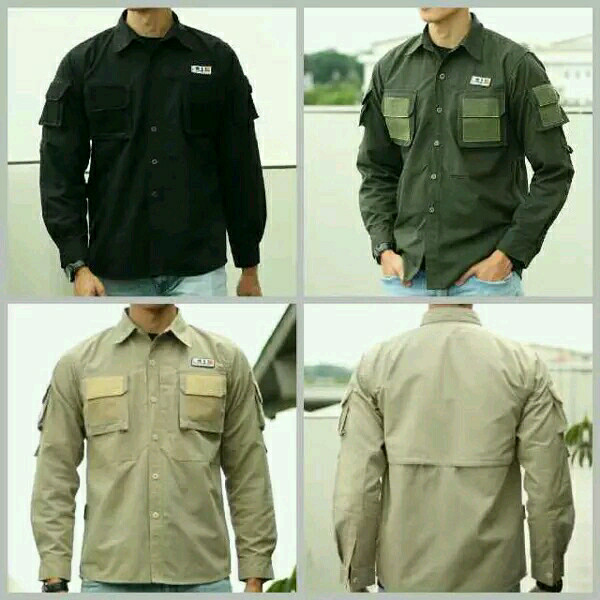 Foto Produk KEMEJA TACTICAL 511 - Cream, S dari konveksi army86