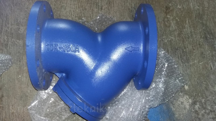 Y Strainer Cast Iron JIS10K 6 Inch