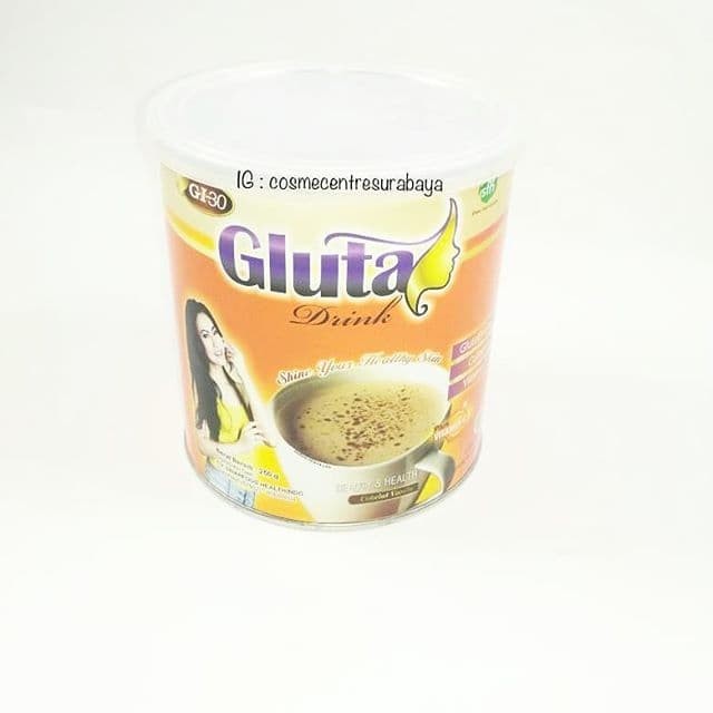 Gluta Drink Cokelat Isi 2 Kaleng .
