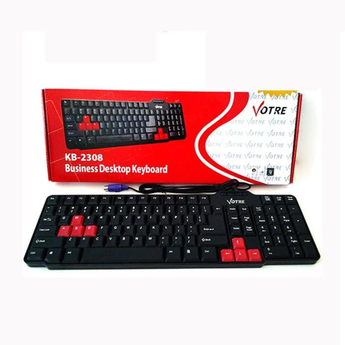 Foto Produk Votre KB-2308 Keyboard PS2 dari JEQA Komputer
