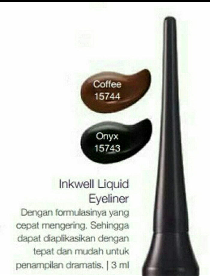 JAFRA INKWELL LIQUID EYELINER ONYX / EYELINER CAIR JAFRA