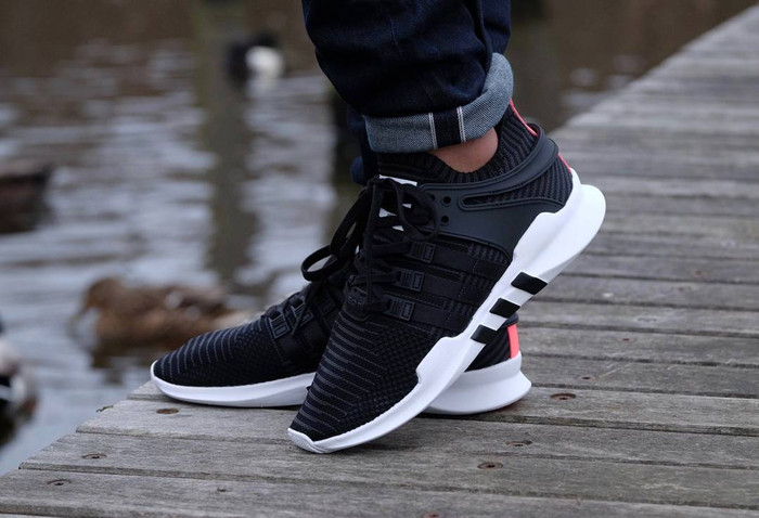 adidas eqt support adv primeknit core black turbo adidas eqt support adv primeknit core black turbo