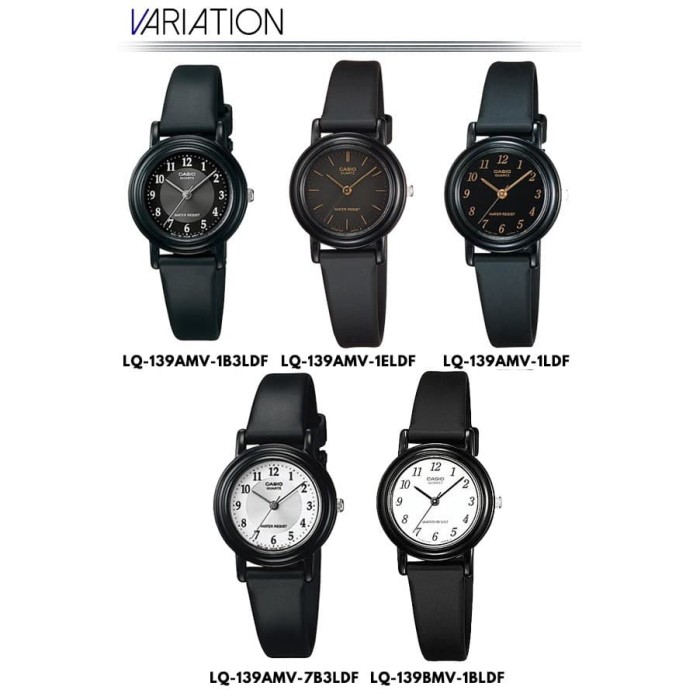 Casio Analog Watch Jam Tangan Wanita - Tali karet - Petite Size LQ-1