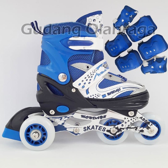 Jual Sepatu Roda BAJAJ / Power Superb Inline Skate Model 