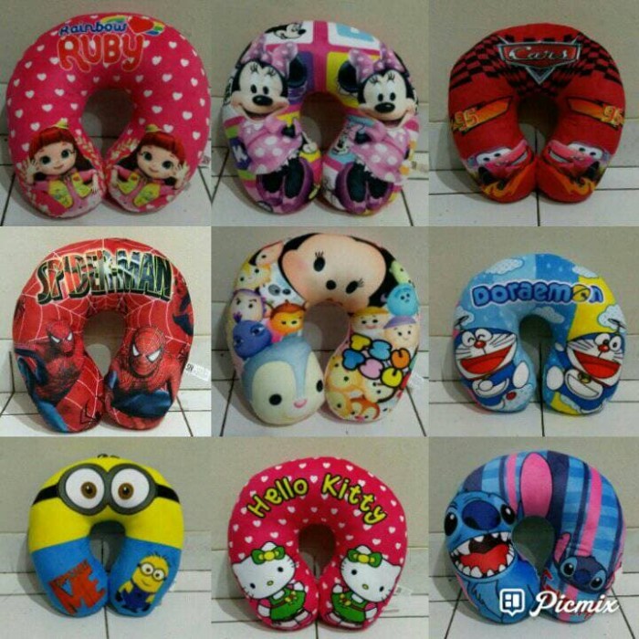 Bantal Leherbantal Travelneck Pillowbantal Karakter Katak Daftar Source · Bantal leher U travel neck pillow headrest printing karakter bagus