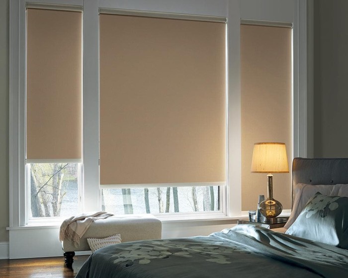 Jual Roller Blinds ONNA (kain Blackout, tidak tembus cahaya