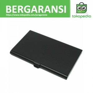 Kotak Kartu Nama Aluminium - Hitam