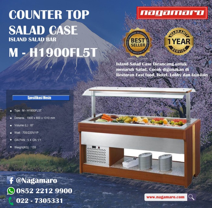 Jual Gea M H1900fl5t Countertop Salad Island Bar Kota Jual Gea M H1900fl5t Countertop Salad
