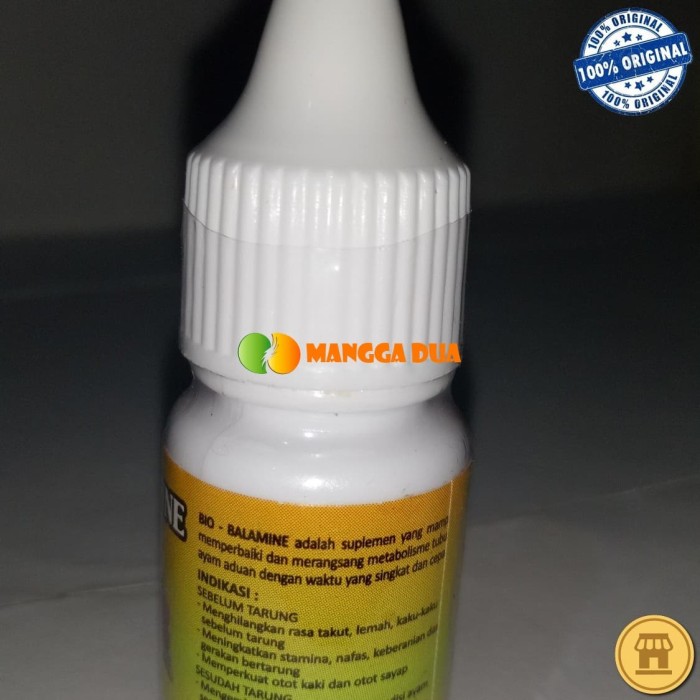 Bio Balamine 10 ml Original - Vitamin Penambah Tenaga Ayam Aduan