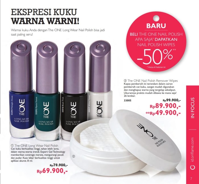 the one long wear nail polish oriflame II kutek oriflame
