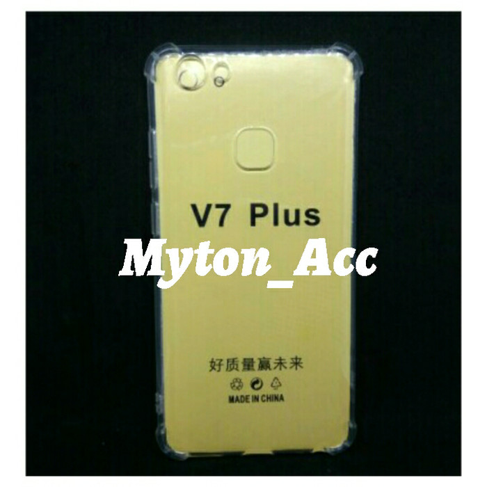 Soft Case Anti Crack VIVO V7+ V7 PLUS Anticrack Transparan Softcase