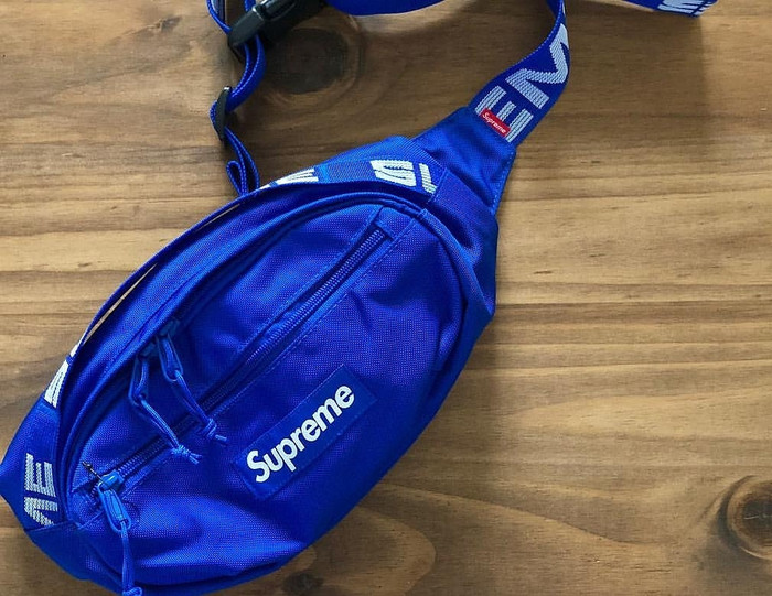 Jual Supreme Waist Bag Waistbag SS18 Royal Blue Original
