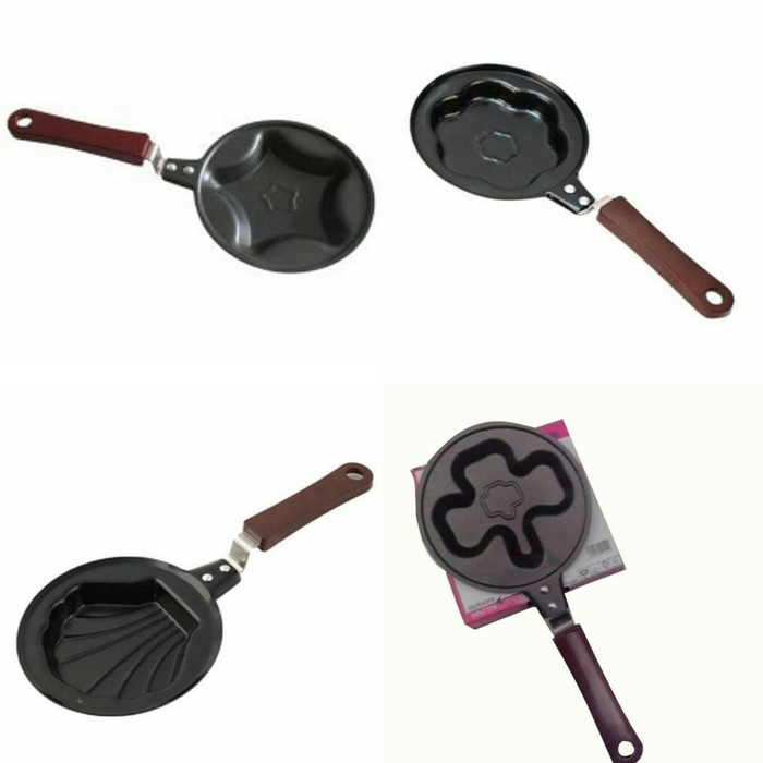 Teflon Mini Non Stick Frying Fry Pan Wajan Karakter Motif Anti Lengket .
