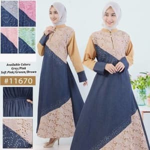 Harga Gamis Denim Travelbon.com Harga Gamis Denim Travelbon.com