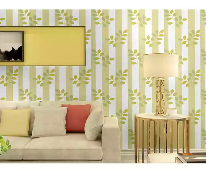 jual wallpaper sticker dinding daun garis line walpaper stiker murah
