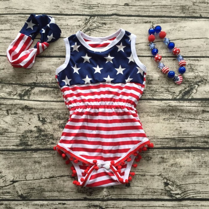 newborn girl 4th of july outfit