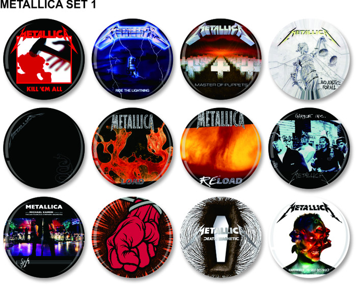Jual Pin Bros Edisi Metallica Kota Palangkaraya Adistro Collection Tokopedia