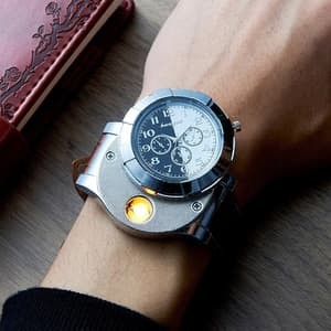 Mancis Murah Korek Source · Jam Tangan Pria Korek Elektrik USB Hadiah Api .