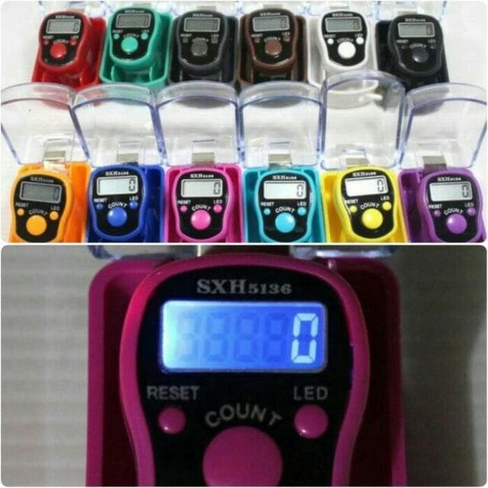 Tally Counter Led Penghitung Tasbih Digital Ungu Daftar Update Source · GROSIR Tasbih Digital Led Reseller