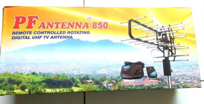 Jual Antena Tv Digital Analog Outdoor Luar Remote & Booster Pf 850 - ciptateknologi | Tokopedia