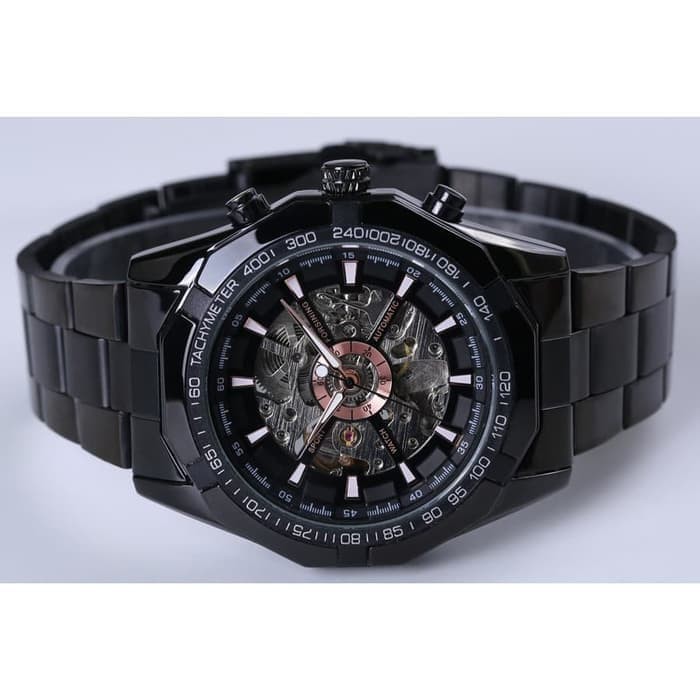 Jam Tangan Forsining Watch Men Skeleton Automatic Mechanical