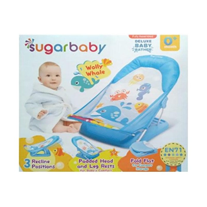 ... SUGAR BABY Deluxe Baby Bather Kursi Mandi Bayi Biru