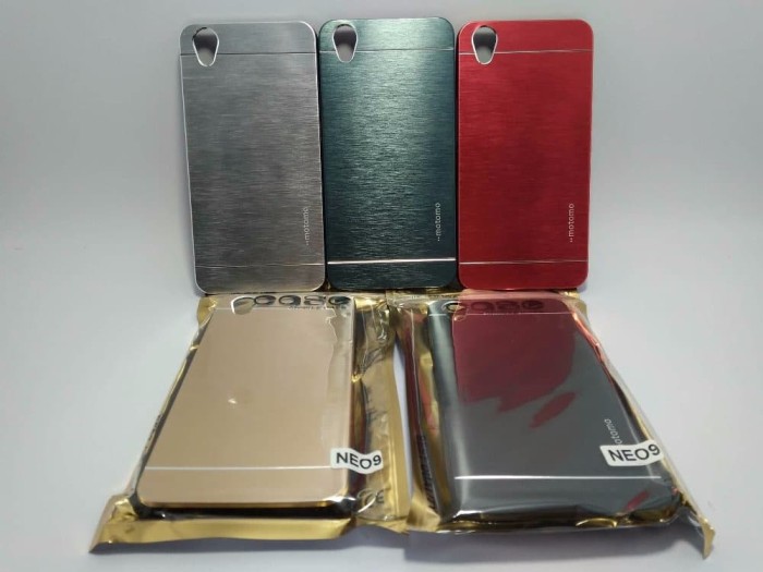PROMO MOTOMO INO METAL OPPO NEO 9 A37 SARUNG CASE HARDCASE ALUMINIUM