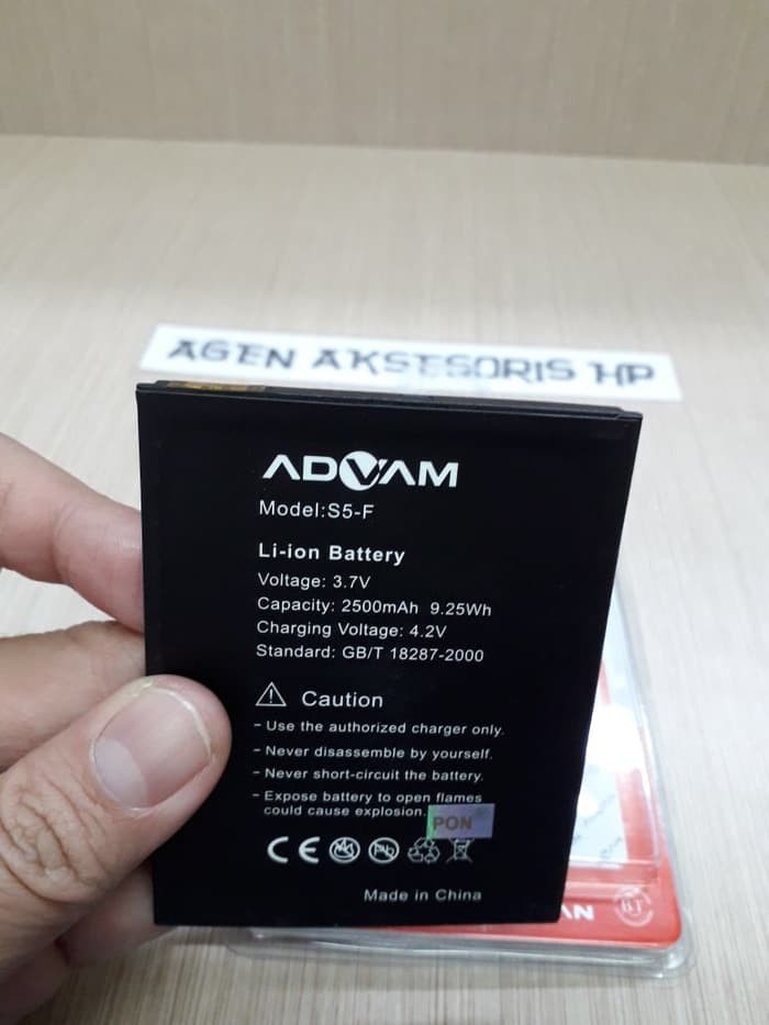 Baterai ADVAN S5F Batre Advan S5-F ORIGINAL 2 IC Battery 2500mAh