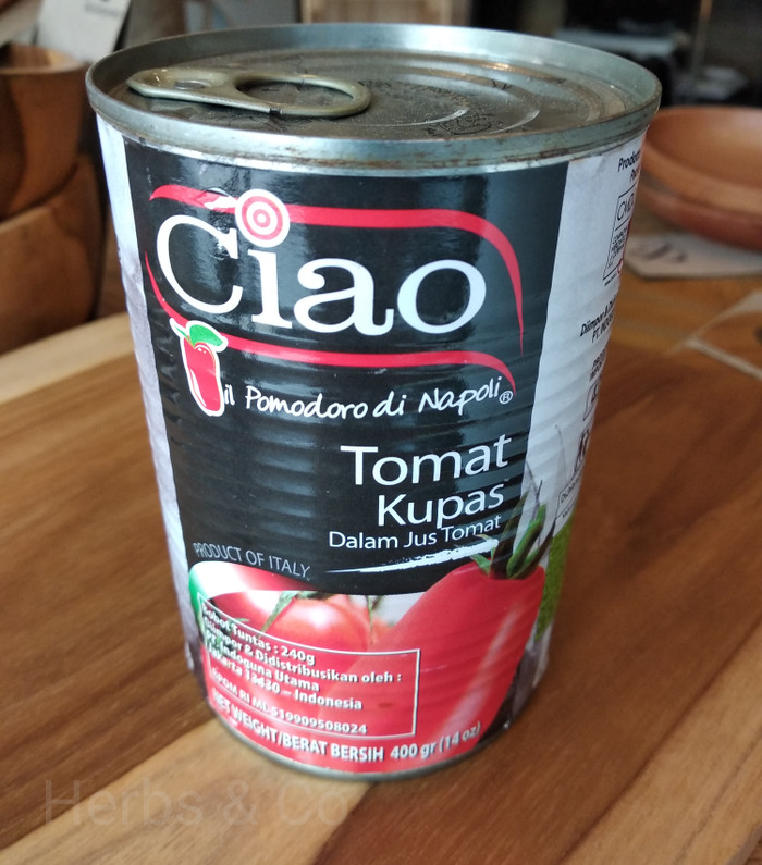 Jual Ciao Italian Peeled Tomatoes / Tomat Kupas / Tomat Kaleng 400gr