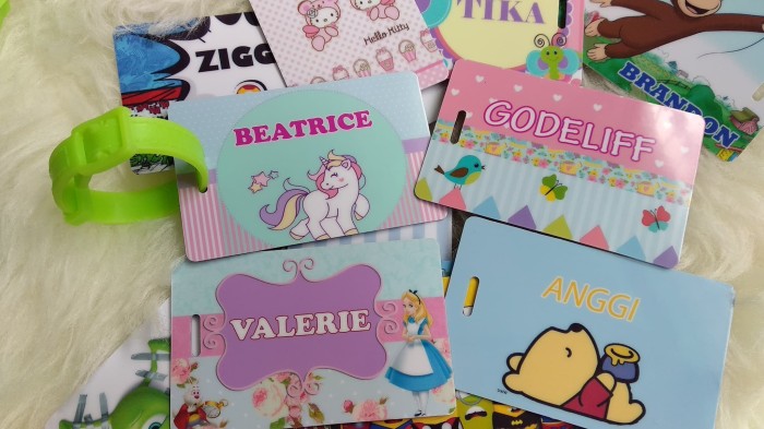 jual bag tag id card name tag jakarta barat toko