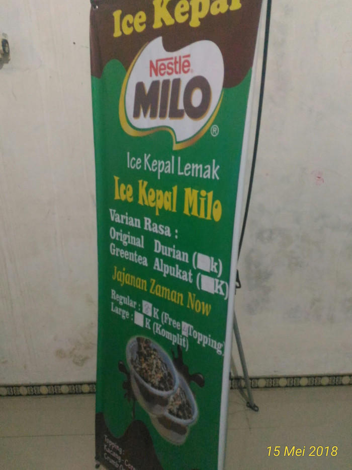 Contoh Banner Es Kepal Milo gambar contoh banners