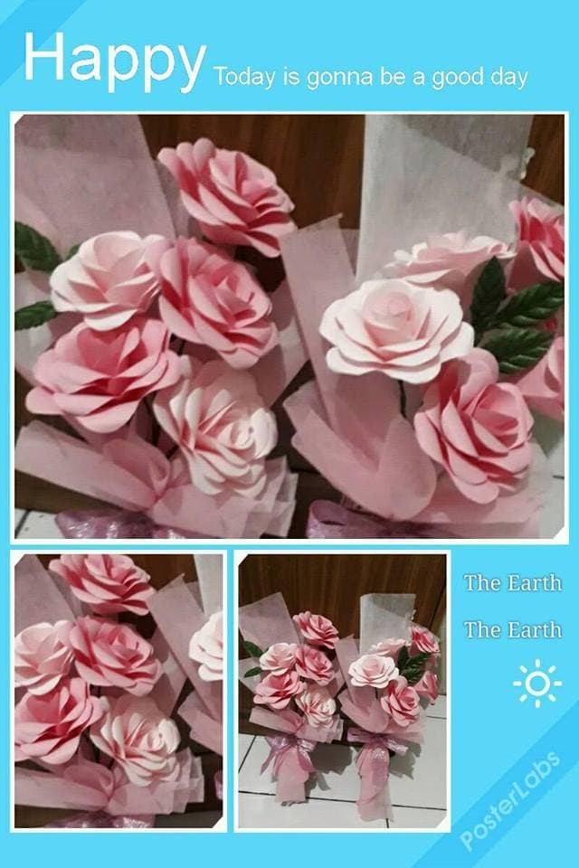 jual paper flower florist bandung bunga wisuda anti layu buket bunga kab bandung mainan buah hati ku tokopedia paper flower florist