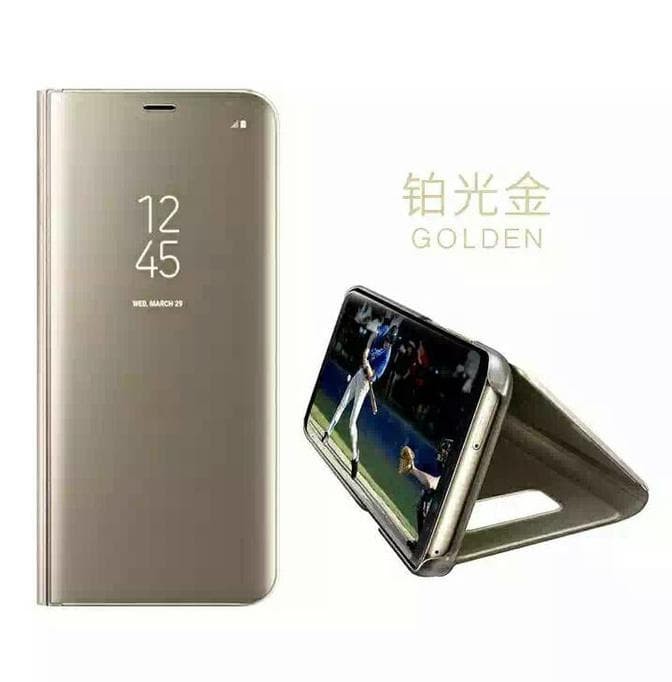 Clear view standing cover case Samsung galaxy S7 Edge ( NO BRAND