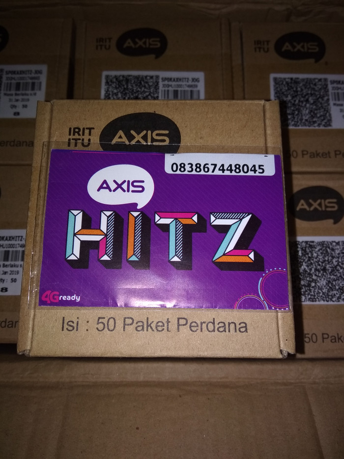 Kartu Perdana Axis Sudah Registrasi Acak 12 Digit