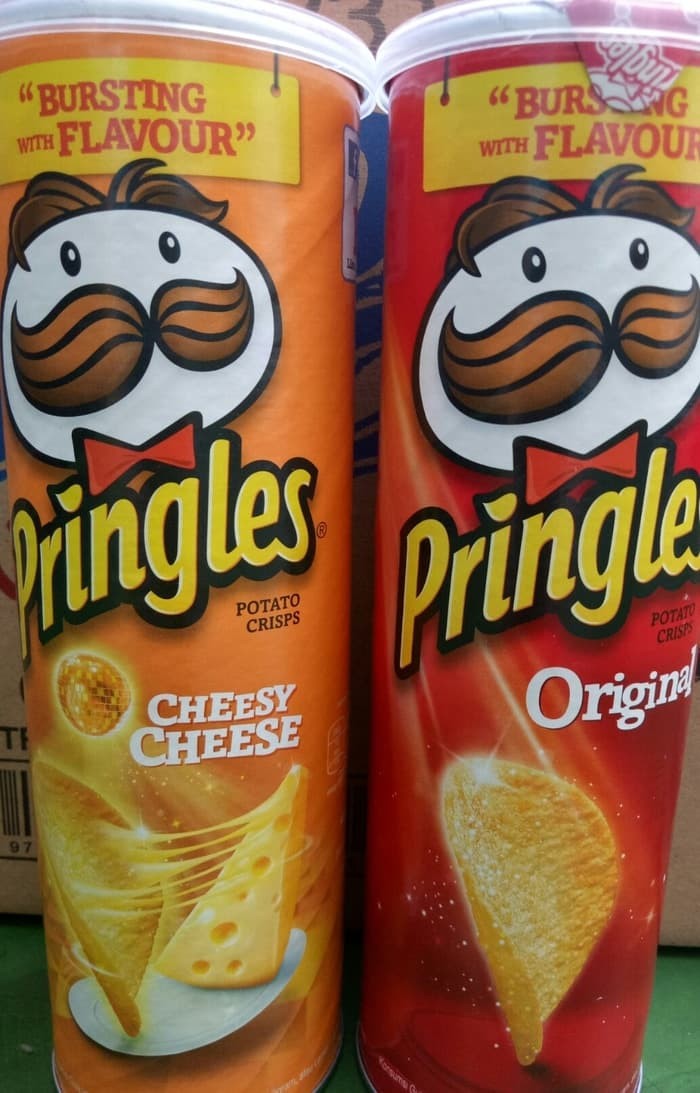 110gr Pringles Original Potato Chips Keripik Kentang Pringles Snack Kentang Gurih - SATUAN ORIGINAL