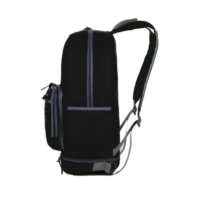 Elfs Tas Ransel WATERPROOF bisa Jadi Tas Selempang with earphone port - Hitam