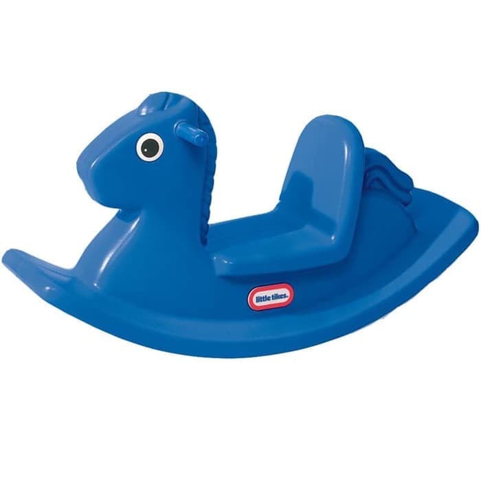 little tikes blue horse rocker