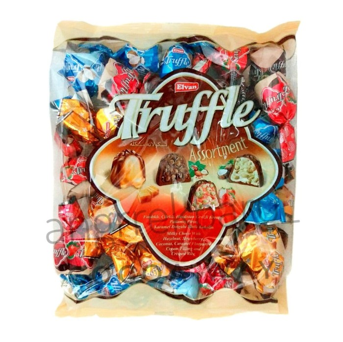 Coklat Elvan Truffle Bag 500gram chocolate import - Caramel