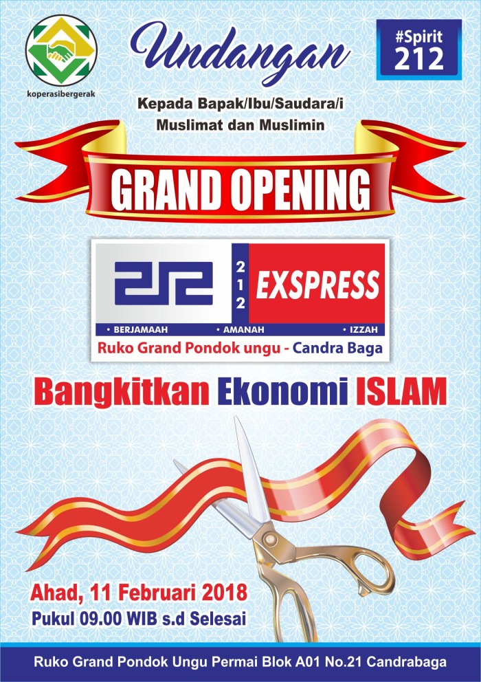 Keren Spanduk Grand Opening Erlie Decor