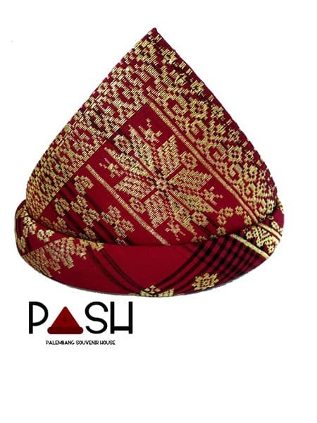 Jual Tanjak Songket Palembang Tenun Asli Marun - Kota